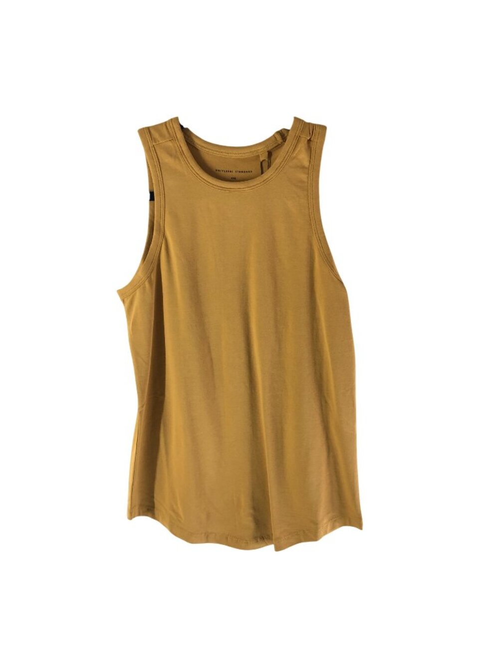 Universal Standard Cai High Neck Tank Top Honey Mustard Yellow 4XS US 00-0